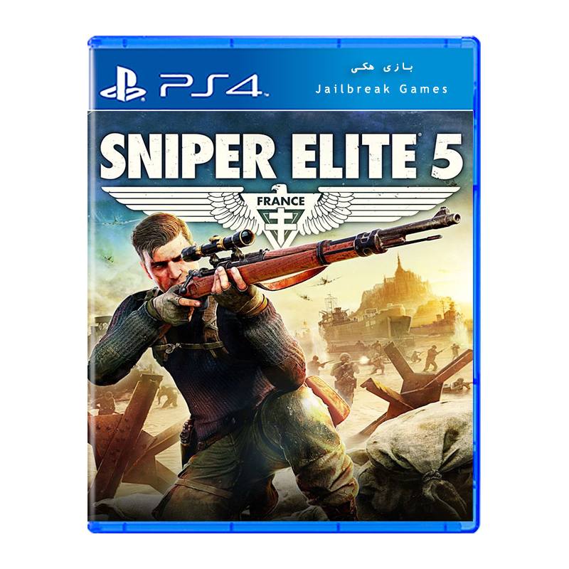 کاور بازی Sniper Elite 5 نسخه PS4 Jailbreak