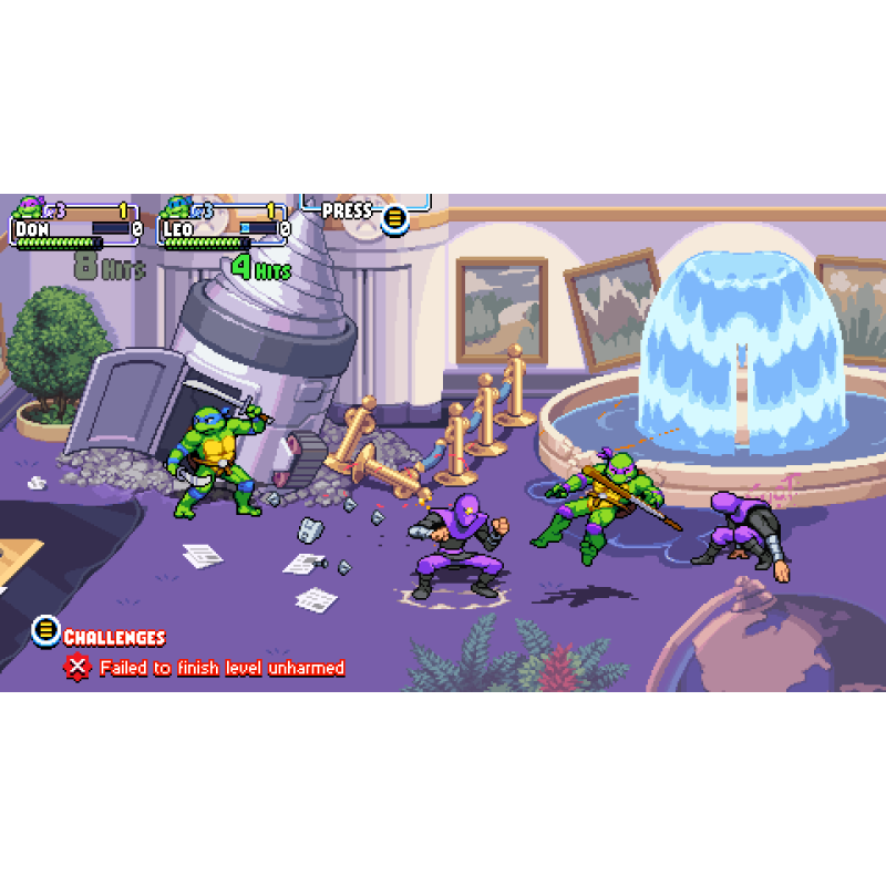 اسکرین شات (تصویر گیم پلی) بازی TMNT Shredder's Revenge نسخه پلی استیشن 4 هکی (Ps4 Jailbreak)