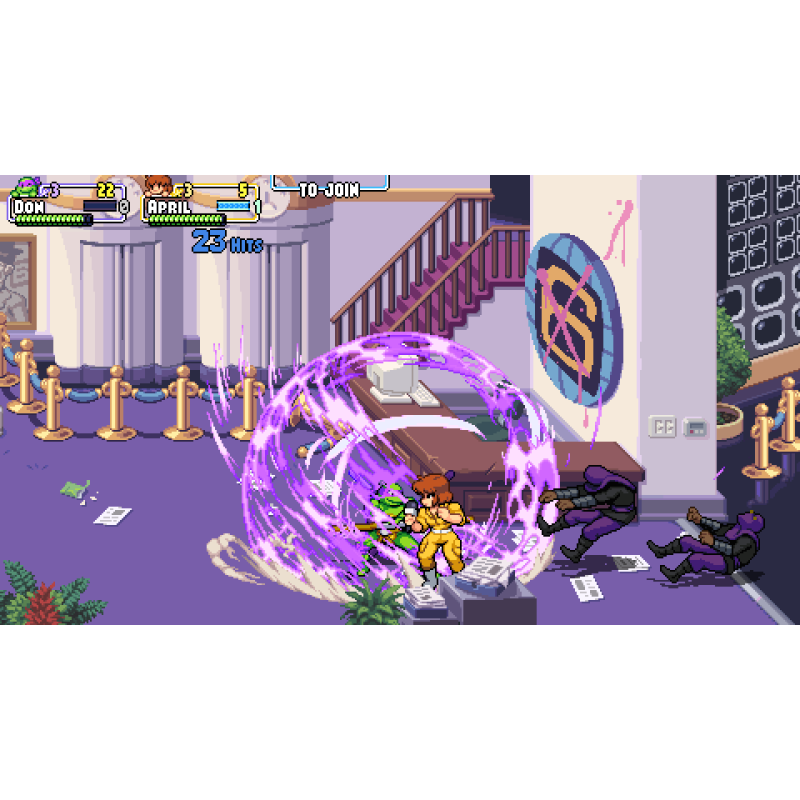 اسکرین شات (تصویر گیم پلی) بازی TMNT Shredder's Revenge نسخه پلی استیشن 4 هکی (Ps4 Jailbreak)