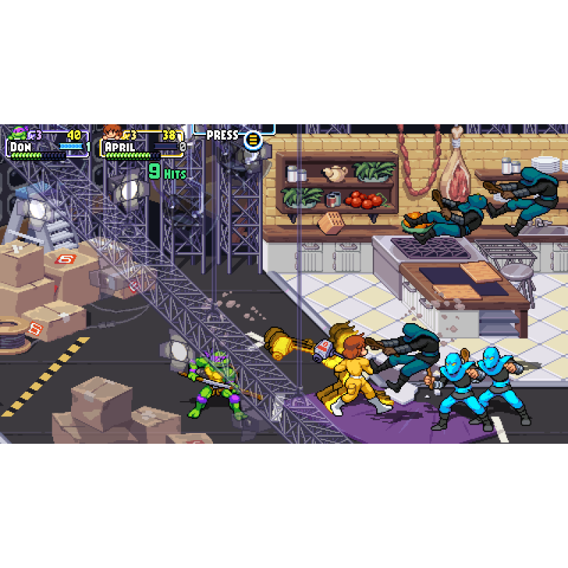 اسکرین شات (تصویر گیم پلی) بازی TMNT Shredder's Revenge نسخه پلی استیشن 4 هکی (Ps4 Jailbreak)