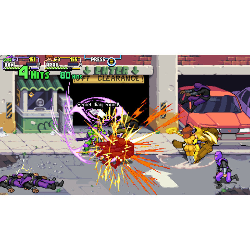 اسکرین شات (تصویر گیم پلی) بازی TMNT Shredder's Revenge نسخه پلی استیشن 4 هکی (Ps4 Jailbreak)