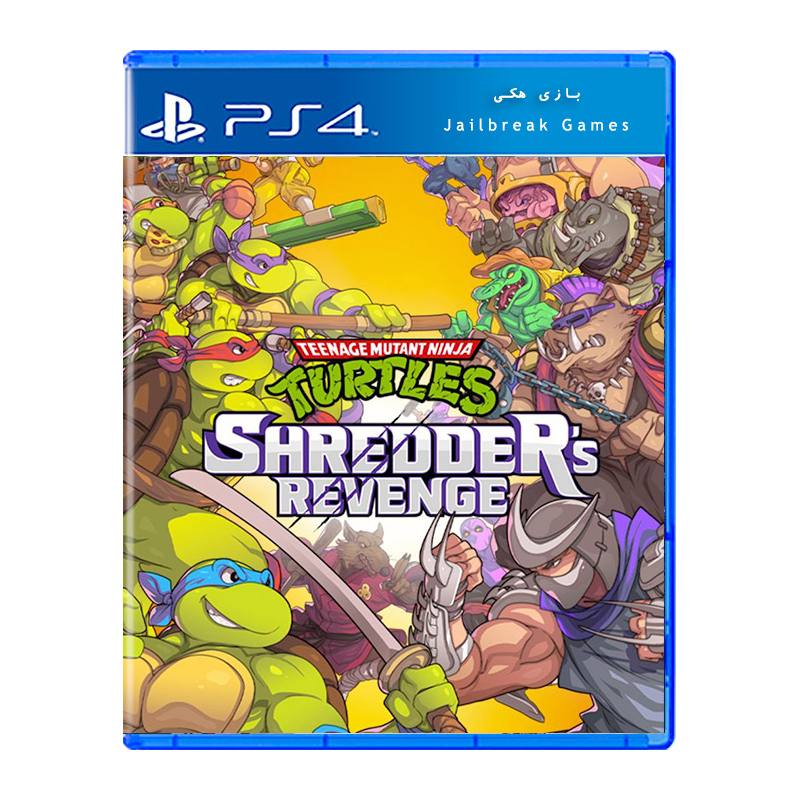 کاور بازی TMNT Shredder's Revenge نسخه PS4 Jailbreak