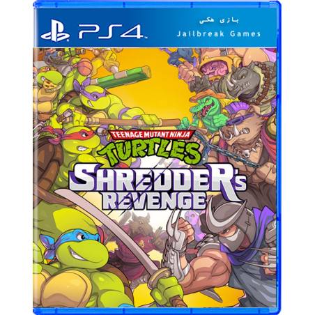 کاور بازی TMNT Shredder's Revenge نسخه PS4 Jailbreak
