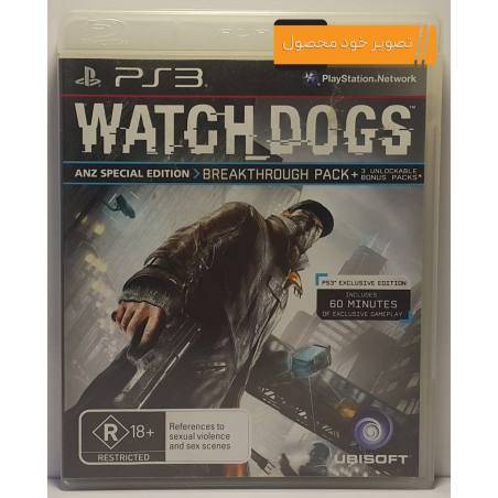 کاور اصلی دیسک اورجینال بازی Watch_Dogs نسخه PS3