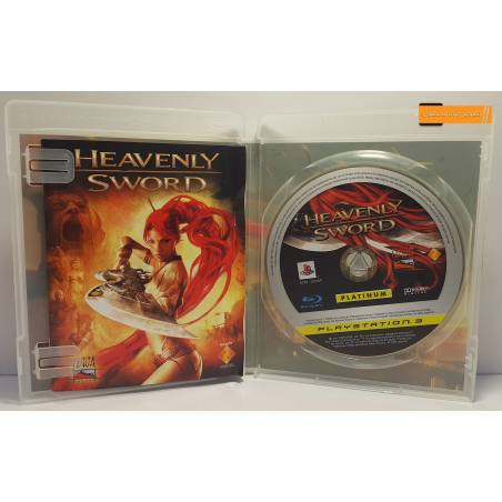 داخل دیسک پلاتینیوم بازی Heavenly Sword مخصوص PS3