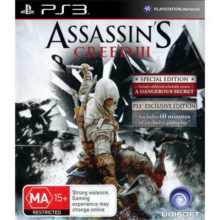 کاور بازی Assassin's Creed III نسخه PS3