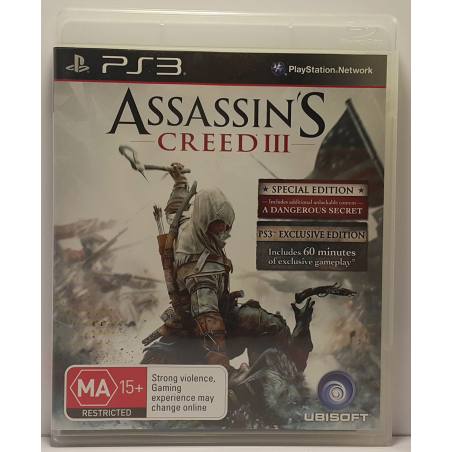 کاور اصلی بازی Assassins Creed 3 نسخه PS3 مربوط به محصول در حال فروش