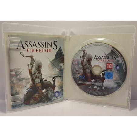 داخل کاور اصلی بازی Assassins Creed 3 نسخه PS3 مربوط به محصول در حال فروش