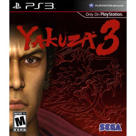 کاور بازی Yakuza 3 نسخه PS3