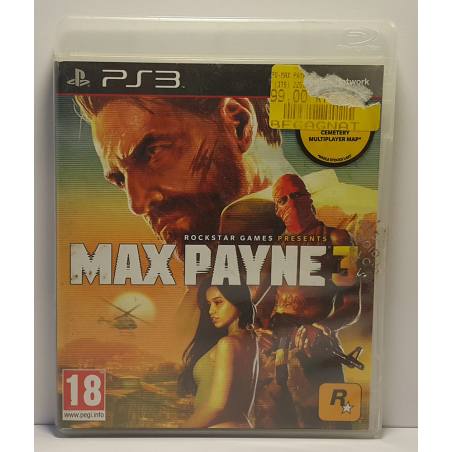کاور اورجینال و اصلی بازی مکس پین تری (Max Payne 3) نسخه PS3 مربوط به محصول در حال فروش