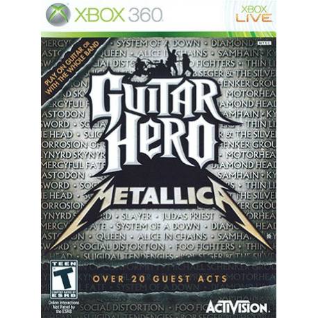 guitar hero metallica xbox 360