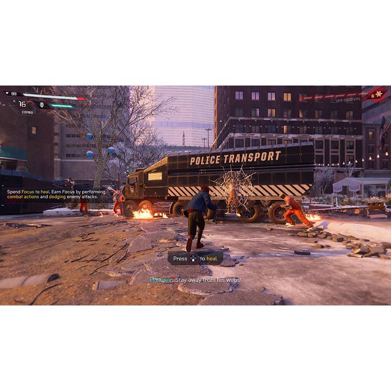 اسکرین شات (تصویر گیم پلی) بازی Marvel Spider-Man Miles Morales نسخه PS4