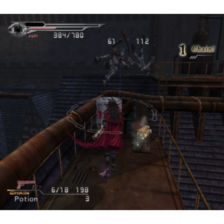 اسکرین شات(تصویر گیم پلی) بازی Dirge of Cerberus Final Fantasy VII برای PS2