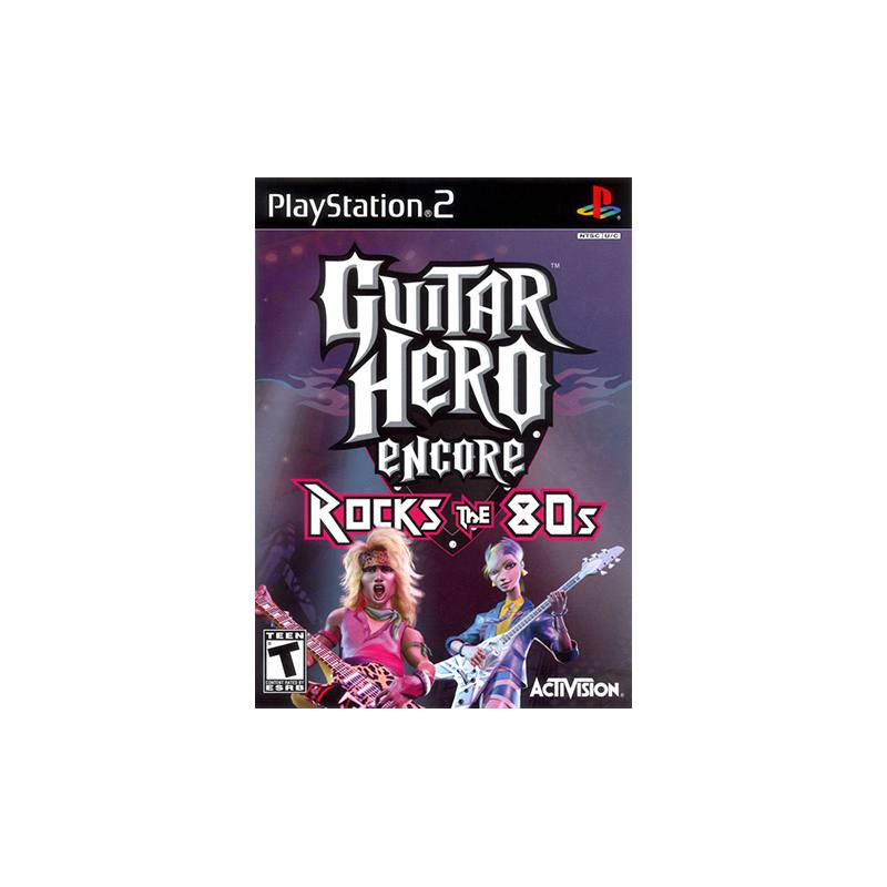 کاور بازی Guitar Hero Encore Rocks the 80s برای PS2