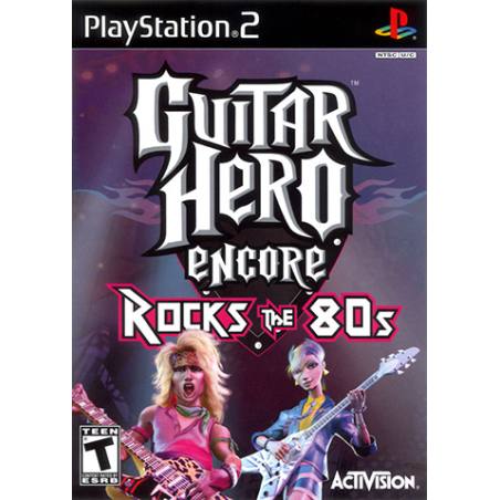 کاور بازی Guitar Hero Encore Rocks the 80s برای PS2