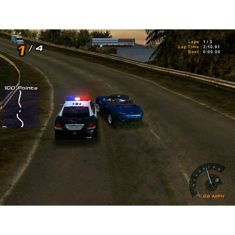 اسکرین شات(تصویر گیم پلی) بازی Need for Speed Hot Pursuit 2 برای PS2