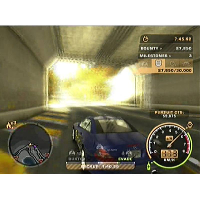 اسکرین شات(تصویر گیم پلی) بازی Need for Speed Most Wanted برای PS2