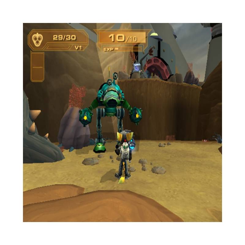 اسکرین شات(تصویر گیم پلی) بازی Ratchet & Clank Up Your Arsenal برای PS2