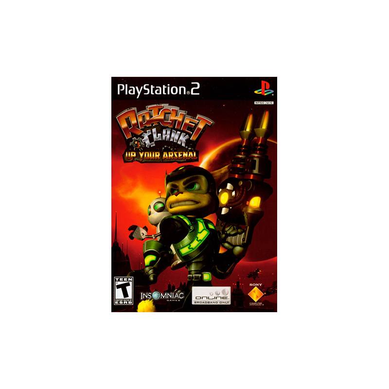 کاور بازی Ratchet & Clank Up Your Arsenal برای PS2