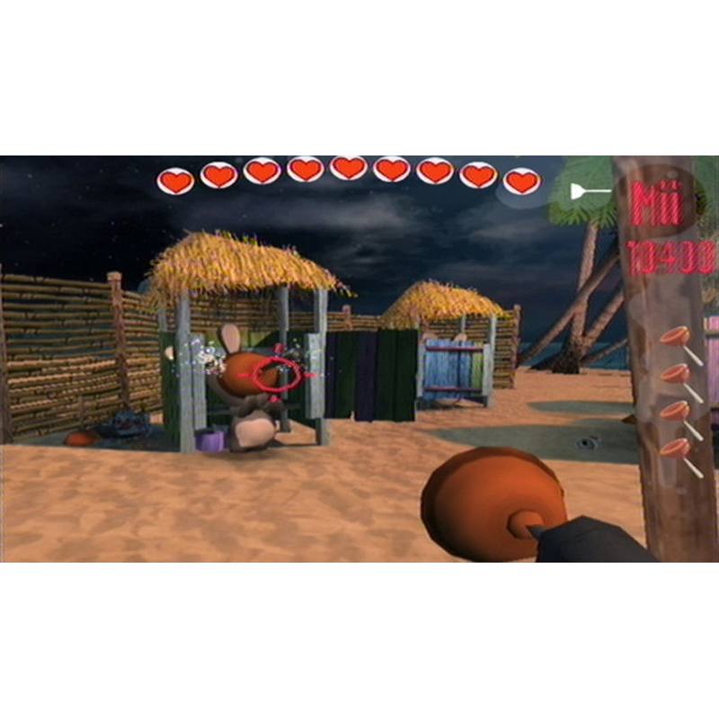 اسکرین شات(تصویر گیم پلی) بازی Rayman Raving Rabbids برای PS2