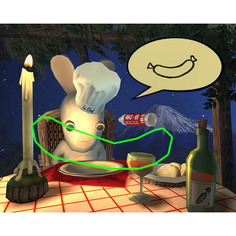 اسکرین شات(تصویر گیم پلی) بازی Rayman Raving Rabbids برای PS2