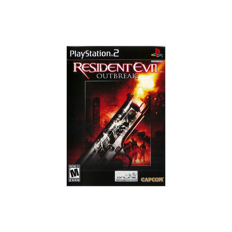 کاور بازی Resident Evil Outbreak برای PS2