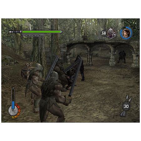 اسکرین شات(تصویر گیم پلی) بازی The Lord of the Rings The Two Towers برای PS2