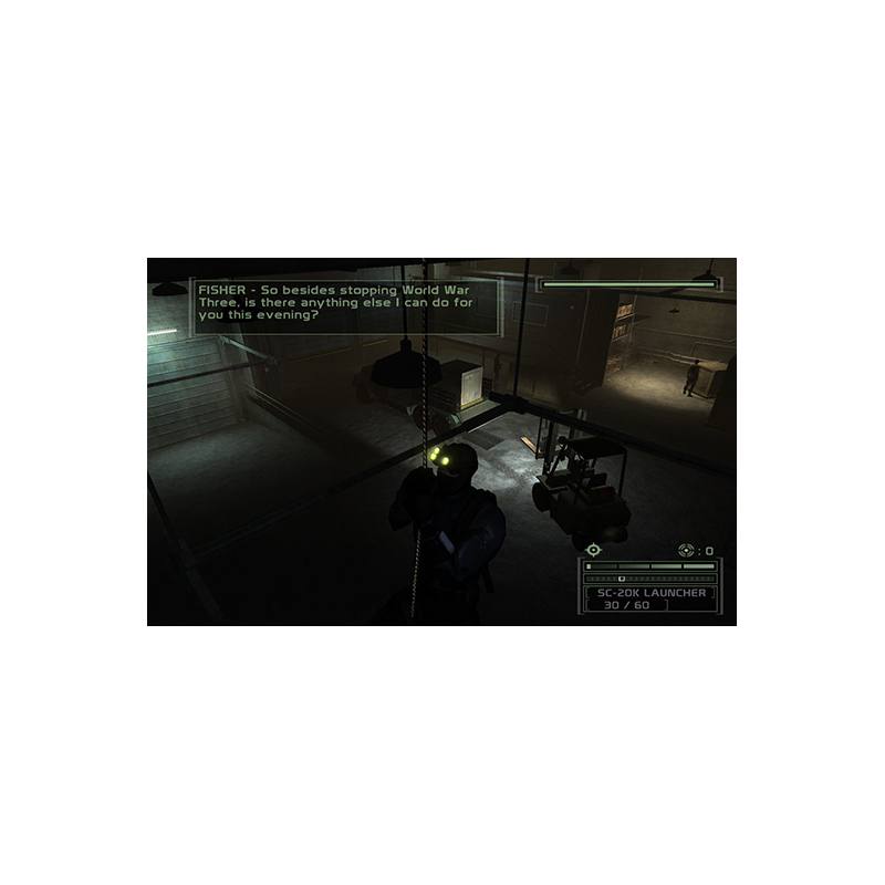 اسکرین شات(تصویر گیم پلی) بازی Tom Clancys Splinter Cell Chaos Theory برای PS2