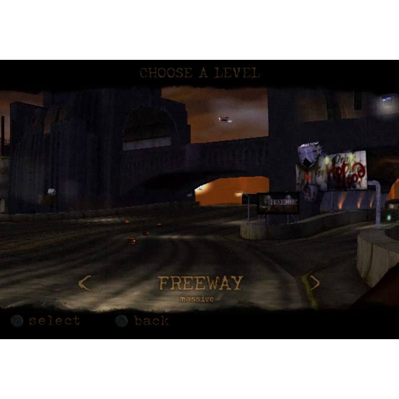 اسکرین شات (تصویر گیم پلی) بازی Twisted Metal Black برای PS2