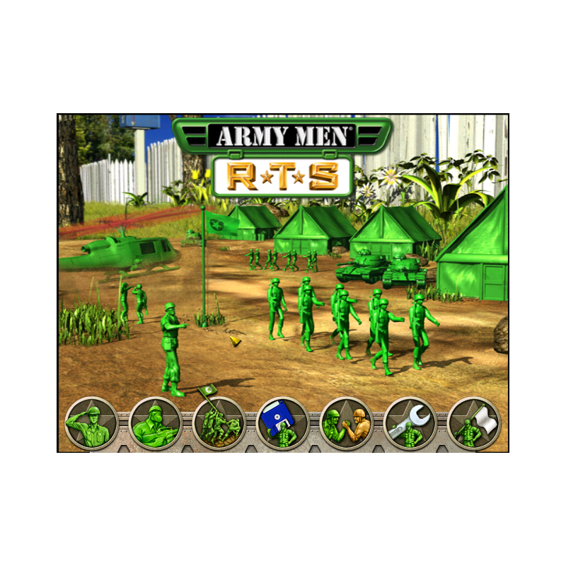 اسکرین شات(تصویر گیم پلی) بازی Army Men RTS برای PS2