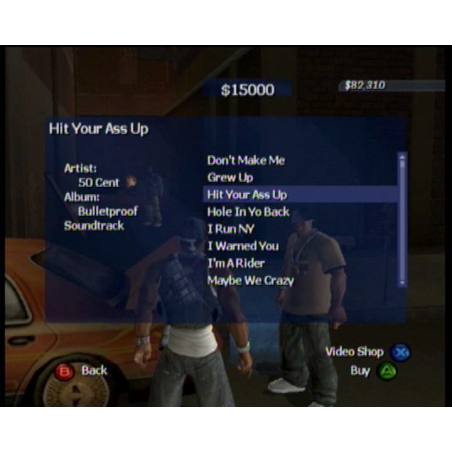 اسکرین شات(تصویر گیم پلی) بازی  50 Cent Bulletproof برای PS2