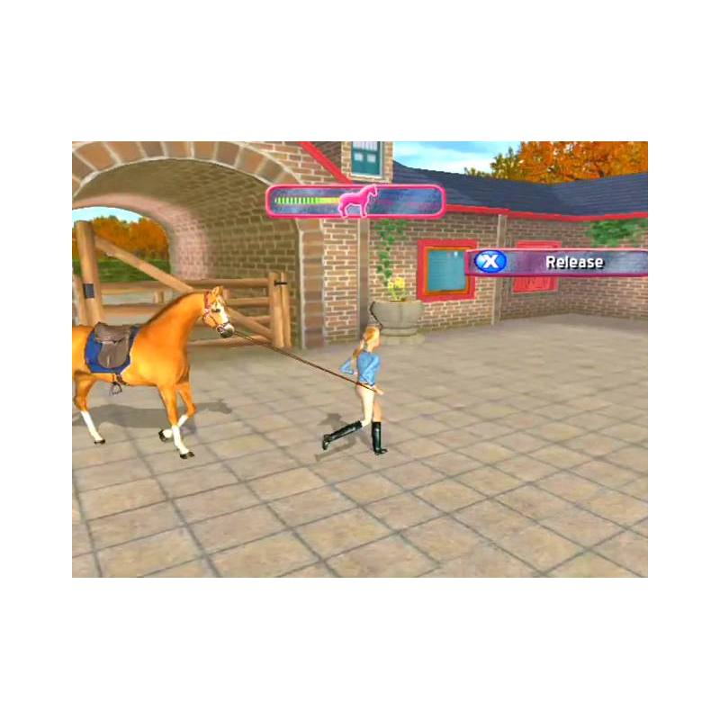 اسکرین شات (تصویر گیم پلی ) بازی Barbie Horse Adventures Wild Horse Rescue برای PS2