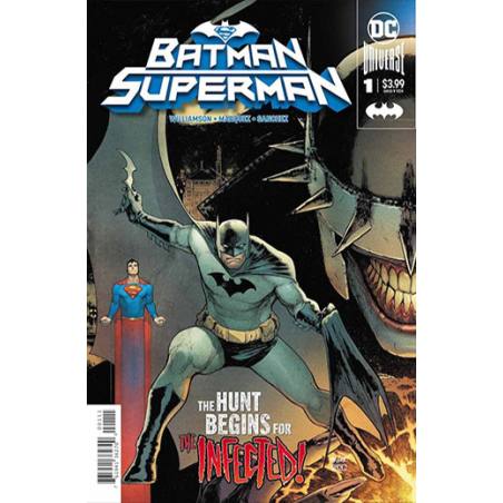 تصویر جلد کمیک بوک Batman Superman The Hunt Begins for The Infected