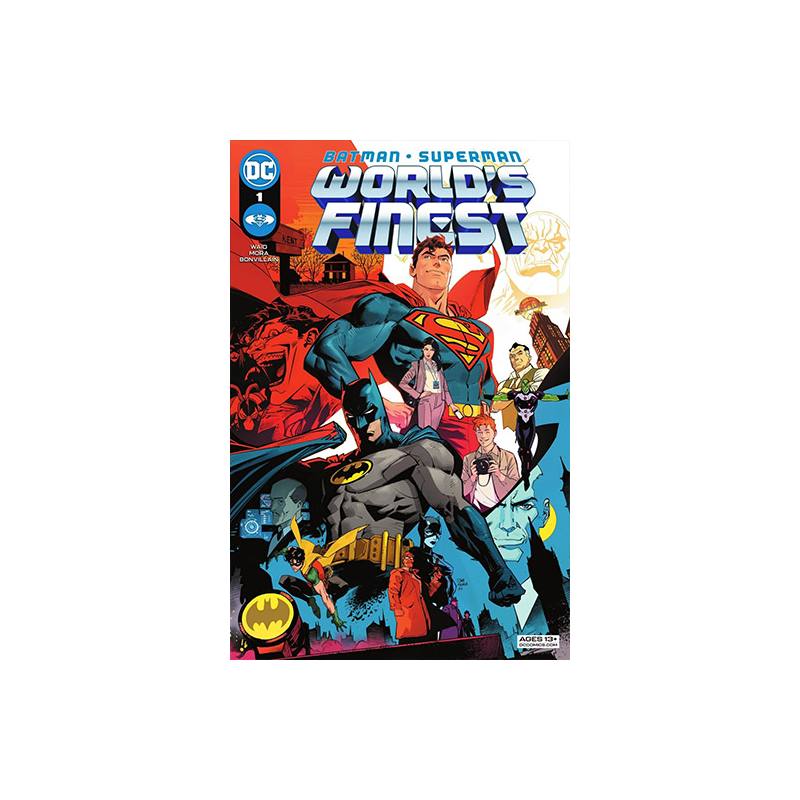 تصویر جلد کمیک بوک Batman Superman Worlds Finest