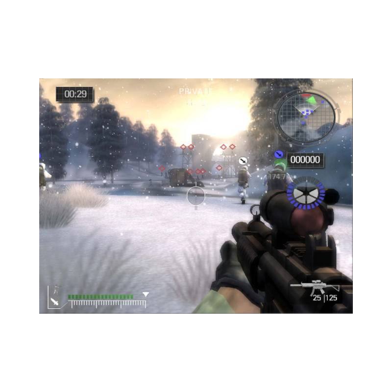 اسکرین شات(تصویر گیم پلی) بازی Battlefield 2 Modern Combat برای PS2