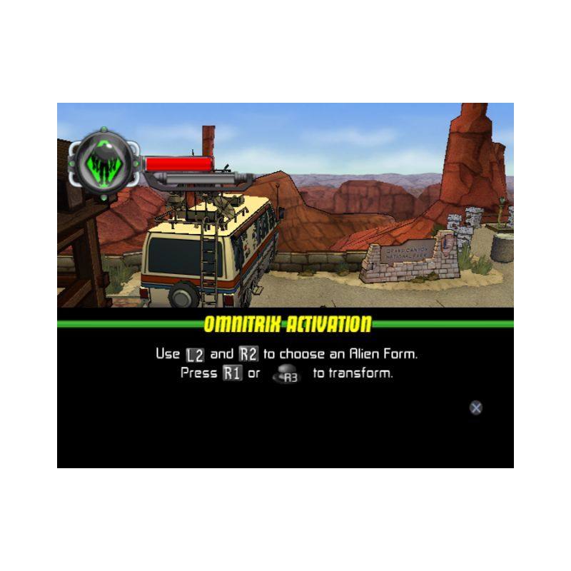 اسکرین شات(تصویر گیم پلی)بازی Ben 10 Protector of Earth برای PS2