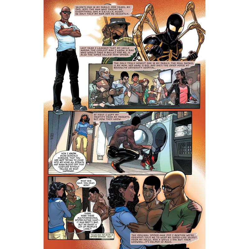 نمونه ی تصویر صفحات کمیک بوک Miles Morales Spider-Man Vol.1