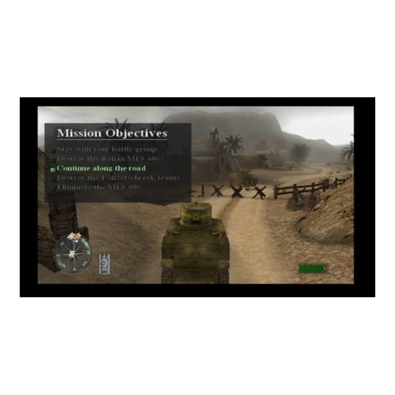 اسکرین شات(تصویر گیم پلی) بازی Call of Duty 2 Big Red One برای PS2