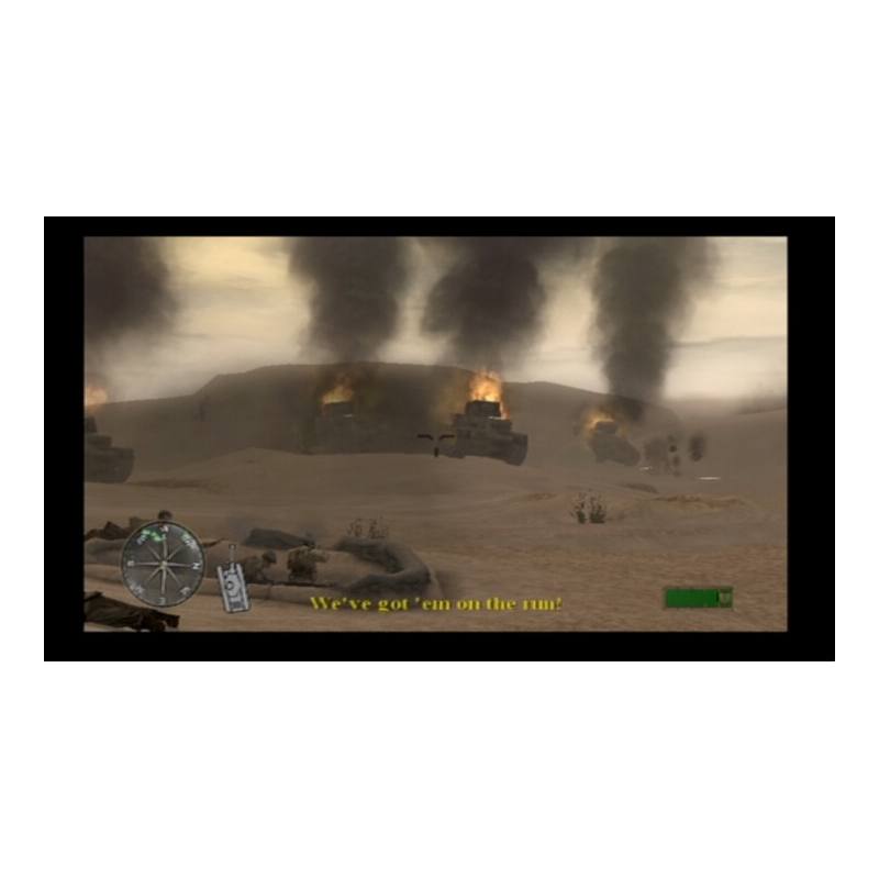 اسکرین شات(تصویر گیم پلی) بازی Call of Duty 2 Big Red One برای PS2