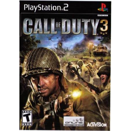 کاور بازی Call of Duty 3 برای PS2