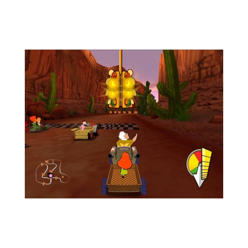 اسکرین شات(تصویر گیم پلی) بازی Cartoon Network Racing برای PS2