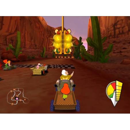 اسکرین شات(تصویر گیم پلی) بازی Cartoon Network Racing برای PS2