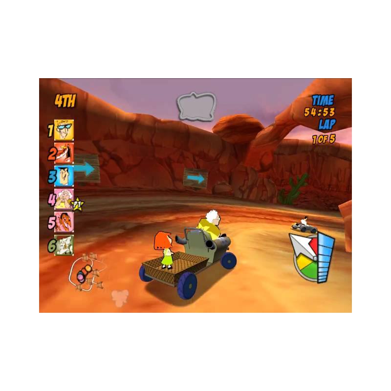 اسکرین شات(تصویر گیم پلی) بازی Cartoon Network Racing برای PS2