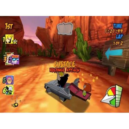 اسکرین شات(تصویر گیم پلی) بازی Cartoon Network Racing برای PS2