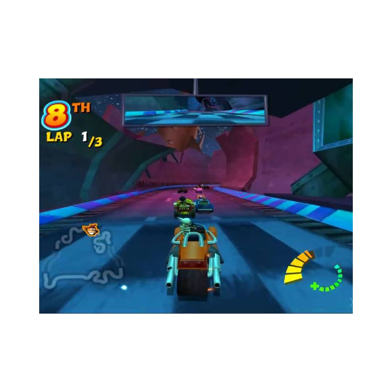 اسکرین شات(تصویر گیم پلی) بازی Crash Tag Team Racing برای PS2