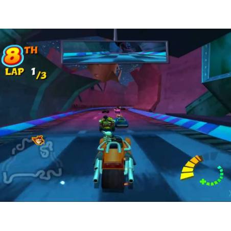اسکرین شات(تصویر گیم پلی) بازی Crash Tag Team Racing برای PS2