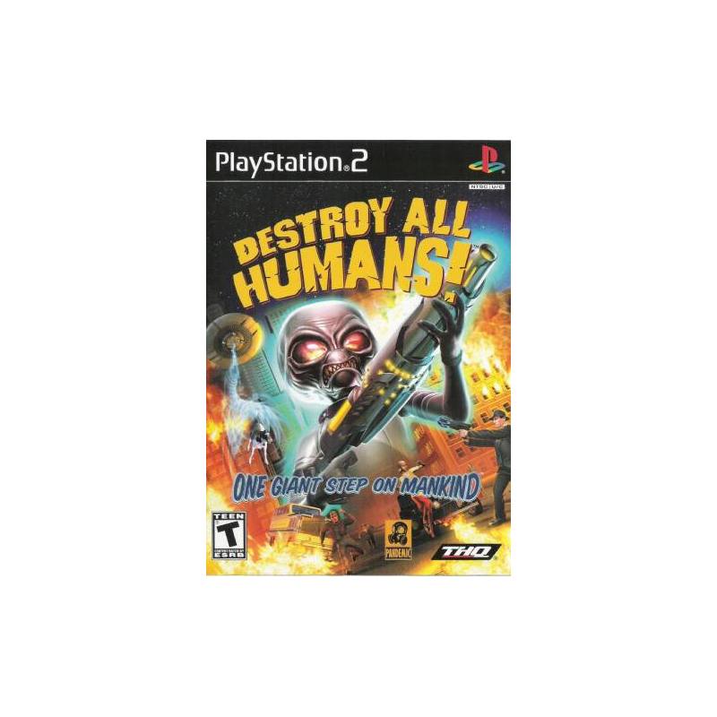 کاور بازی Destroy All Humans! برای PS2