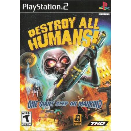 کاور بازی Destroy All Humans! برای PS2