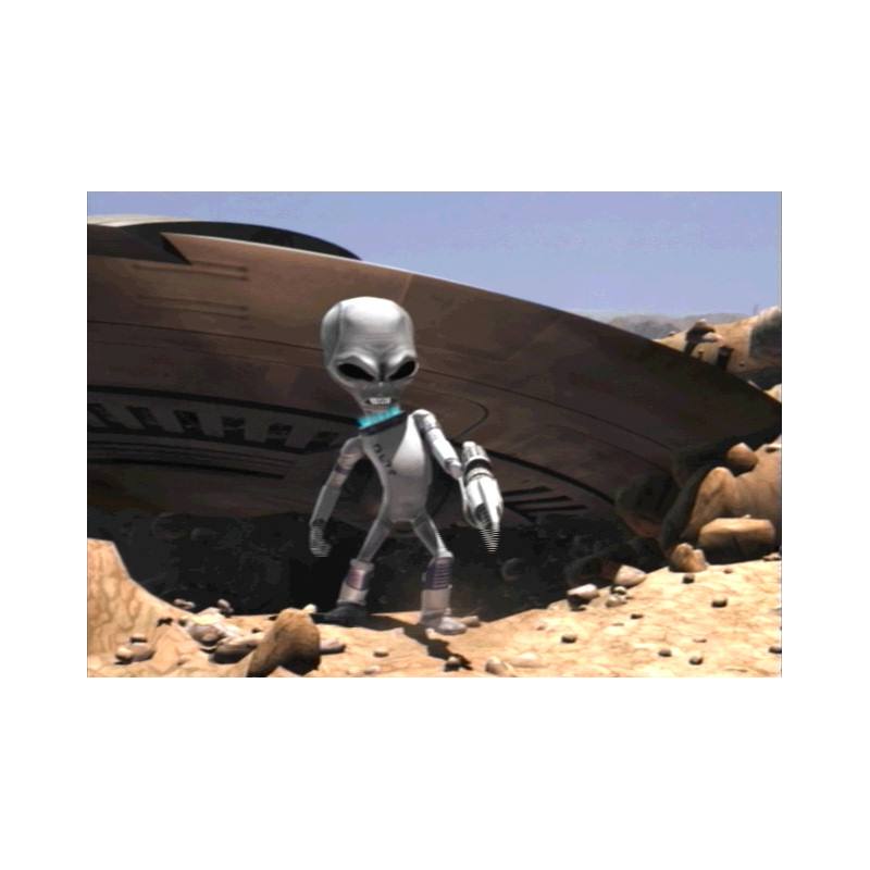 اسکرین شات(تصویر گیم پلی) بازی Destroy All Humans! برای PS2