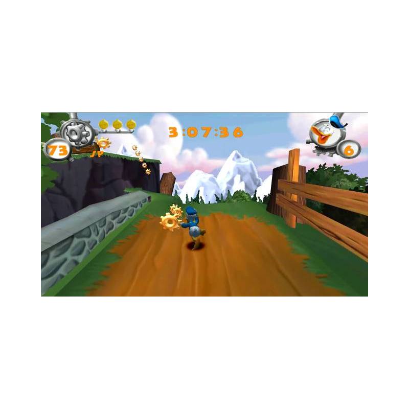 اسکرین شات(تصویر گیم پلی) بازی Donald Duck Goin' Quackers برای PS2